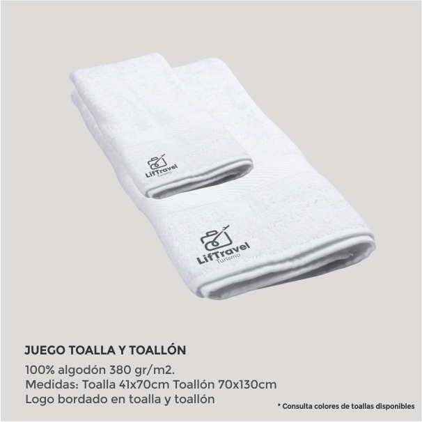 Juego toallas personalizadas