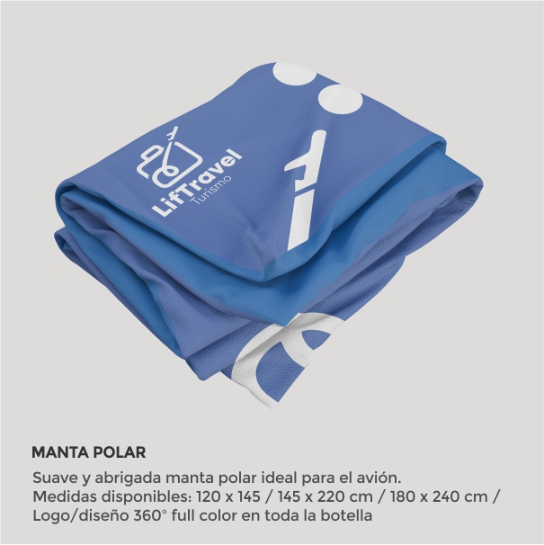 Manta polar personalizada