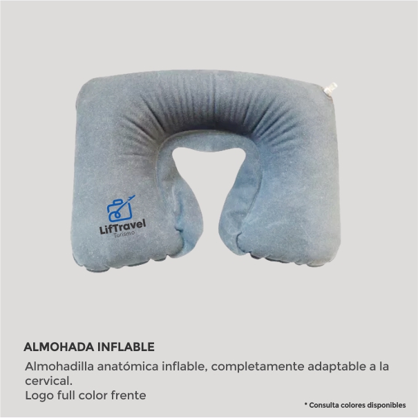 almohada de viaje
